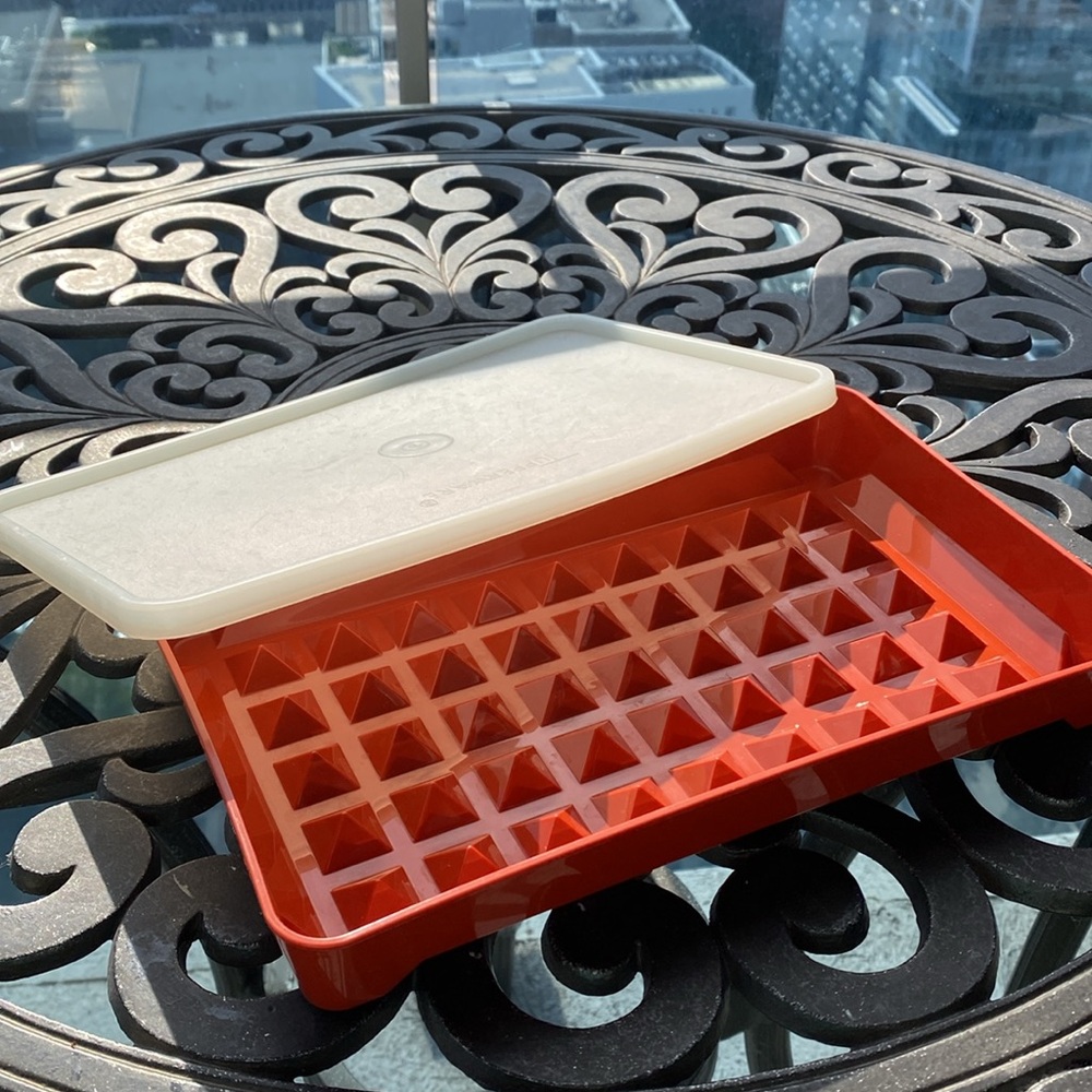 Tupperware - Vintage sausage / Hotdog 🌭 keeper